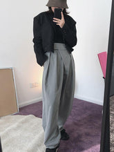 Loose Empire Pleated Radish Pants